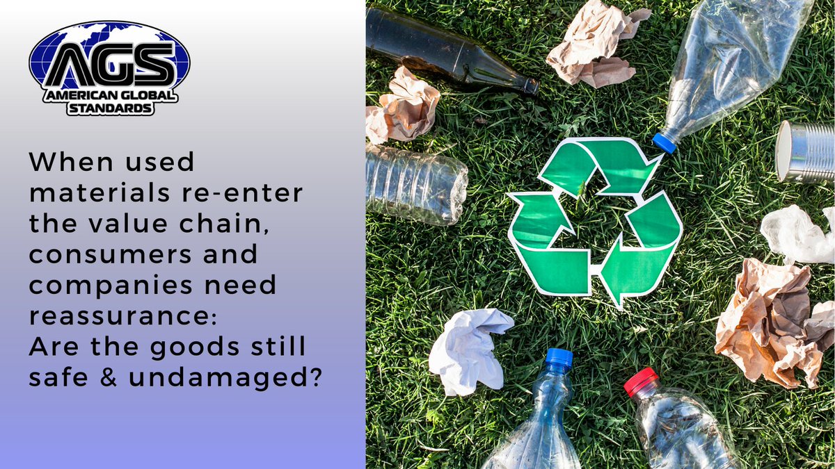 When products are passed from one person to another, &amp; used materials re-enter the value chain, consumers &amp; companies need reassurance: Are they still safe?  That’s where ISO standards &amp; tools come in. Read more here: iso.org/insights/circu…

#circulareconomy #AGS