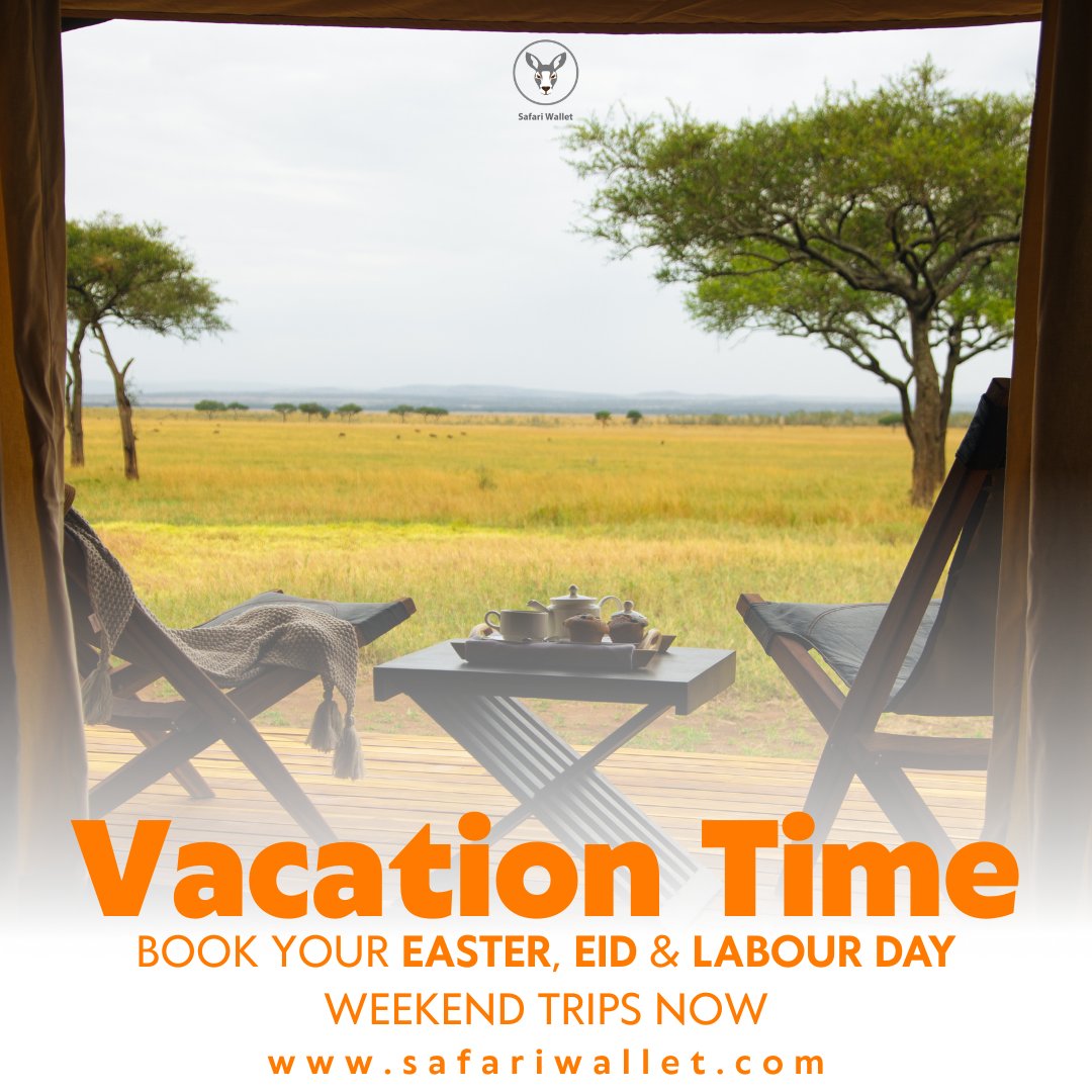 More reason for you to travel in April. All weekends call for an adventure! ✈️
Visit safariwallet.com
📞 +255 628 900 006
✉️ yello@safariwallet.com 
#safariwallet #travel #tourism #localtourism #paybyinstallments #payaftertravel #experiences #exploretanzania #exploreafrica