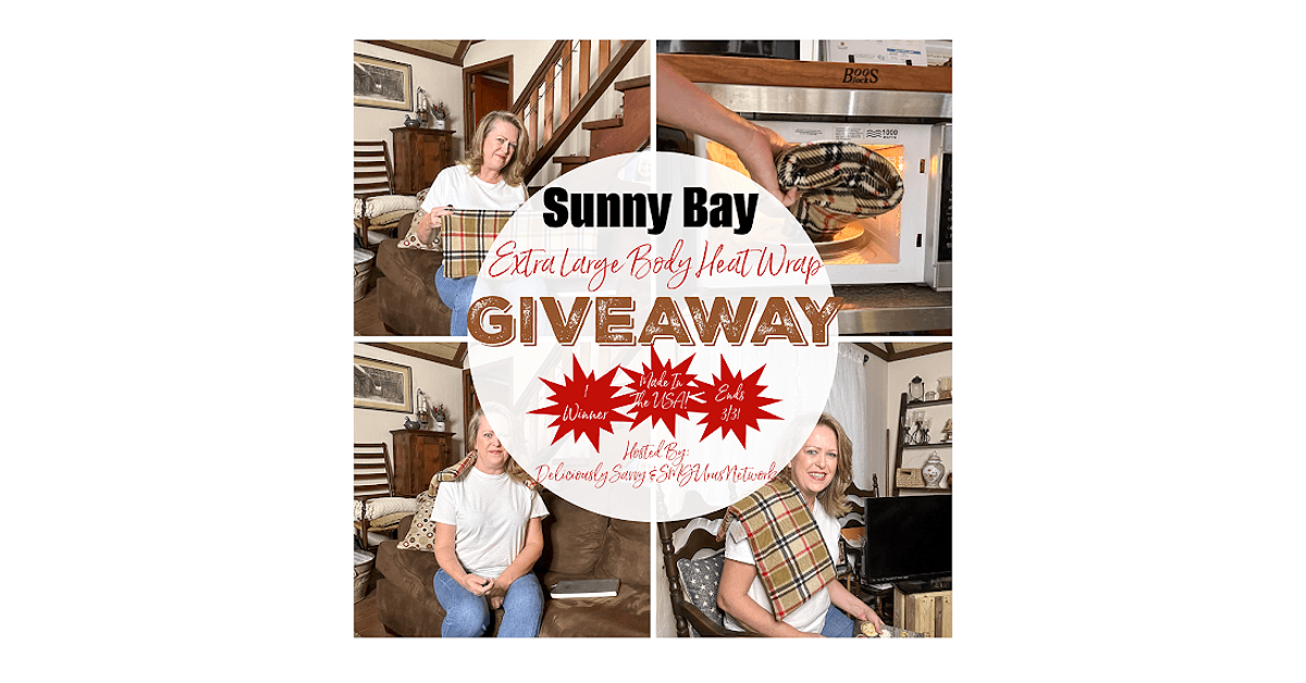 GooseGiveaways's tweet photo. πβοΈEnter to win the Sunny Bay Extra Large Body Heat Wrap in our SMGN Spring Gift Guide Giveaway. Enter now: https://t.co/8f8czg0NGa Ends 3/31 US, 18+
#HeatWrap #SelfCare #Comfort #Relaxation #Giveaway @DeliciouslySavv @SunshinePillows https://t.co/h1ClrD3K47