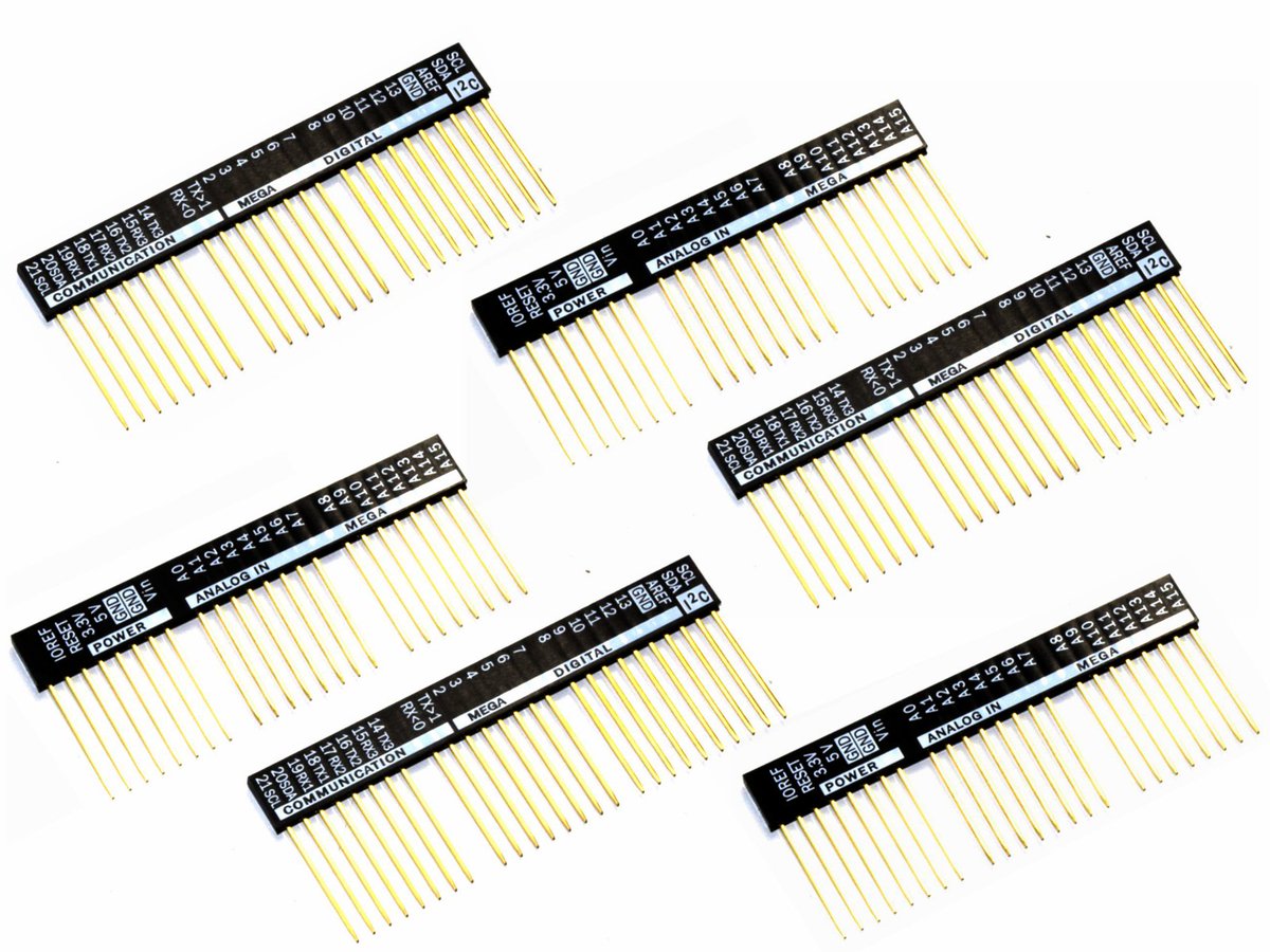 SolderLtd's tweet photo. Canada's #1 Electronic Store - On Sale Today:
3 x Arduino MEGA2560 Headers Printed - Stackable and Extra-Long
CAD 9.95 (instead 13.50)
Save now: https://t.co/fUTAQljuSL
#arduino #electronics #sensors #esp32 #stem #arduinolove #esp8... https://t.co/YBzi3TjD5X