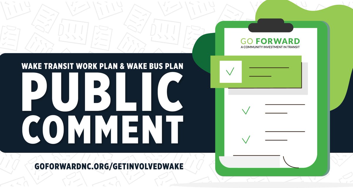 trianglealtfuel's tweet photo. Tomorrow is the last day to submit your input on the Draft FY 2024 Wake Transit Work Plan and the Recommended FY 2025 - 2030 Wake Bus Plan Update for @GoTriangle! 

Help guide the work plan of Wake Transit by taking the online survey found here: https://t.co/JhftoQD12r https://t.co/pltYkhj0uI