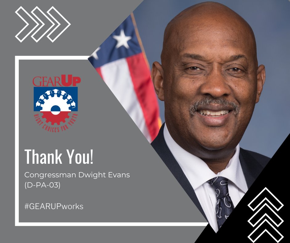 edpartnerships's tweet photo. Thank you @RepDwightEvans for your continuous support for #GEARUPworks students in your community and nationwide! Can we count on your support this year? https://t.co/Ivw2jXDaHI