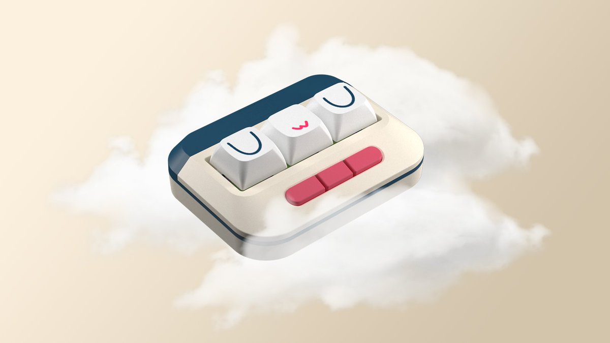WootingKB's tweet image. osu! it is 🥹 introducing:

Wooting UwU, a 3-key keypad made for osu!

Low latency, adjustable actuation point, rapid trigger, completely remappable, function layers, and everything else you can do/have on a Wooting keyboard.

Get notified for the launch:
next.wooting.io/uwu