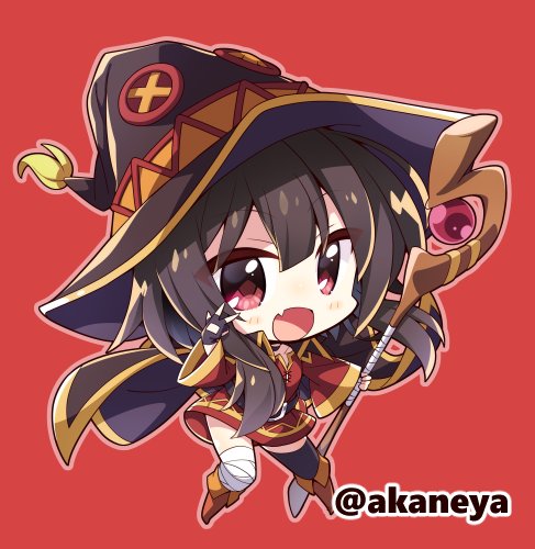 skebで描いためぐみん三種 