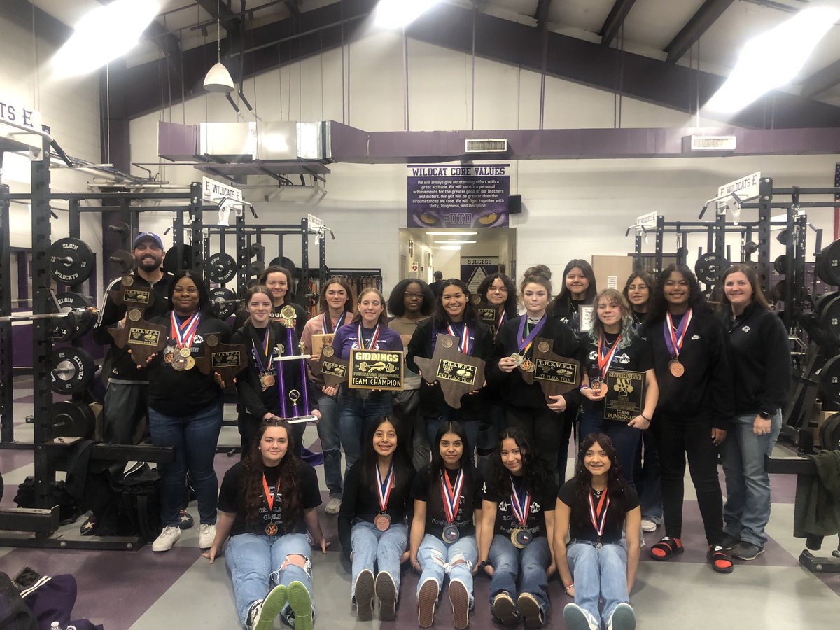 In honor of Women’s History Month see the fantastic finish of a great year for the Elgin Girls Powerlifting Program! 2nd Place State Champions 🥈&amp; Back to Back Regional Champions! 🥇 🥇 These girls are putting Elgin ISD on the map &amp; pushing it toward EXCELLENCE! #OTOTOF #thswpa