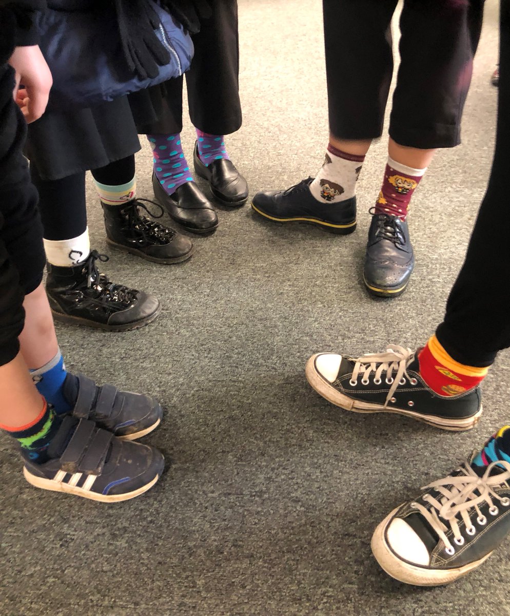 NCEA_Bishops's tweet photo. Rocking our odd socks as part of #worlddownsyndromeday 🧦💙💛 #standoutsocks #WDSD2023 https://t.co/m7RmN0Zzya