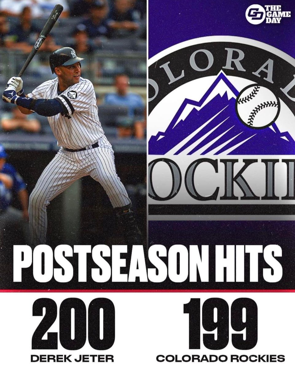 Derek Jeter has more career postseason hits than the entire Colorado Rockies franchise 😮

fcgoods.com

#leathergoods #baseballwallets  #derekjeter #mlb #rockies