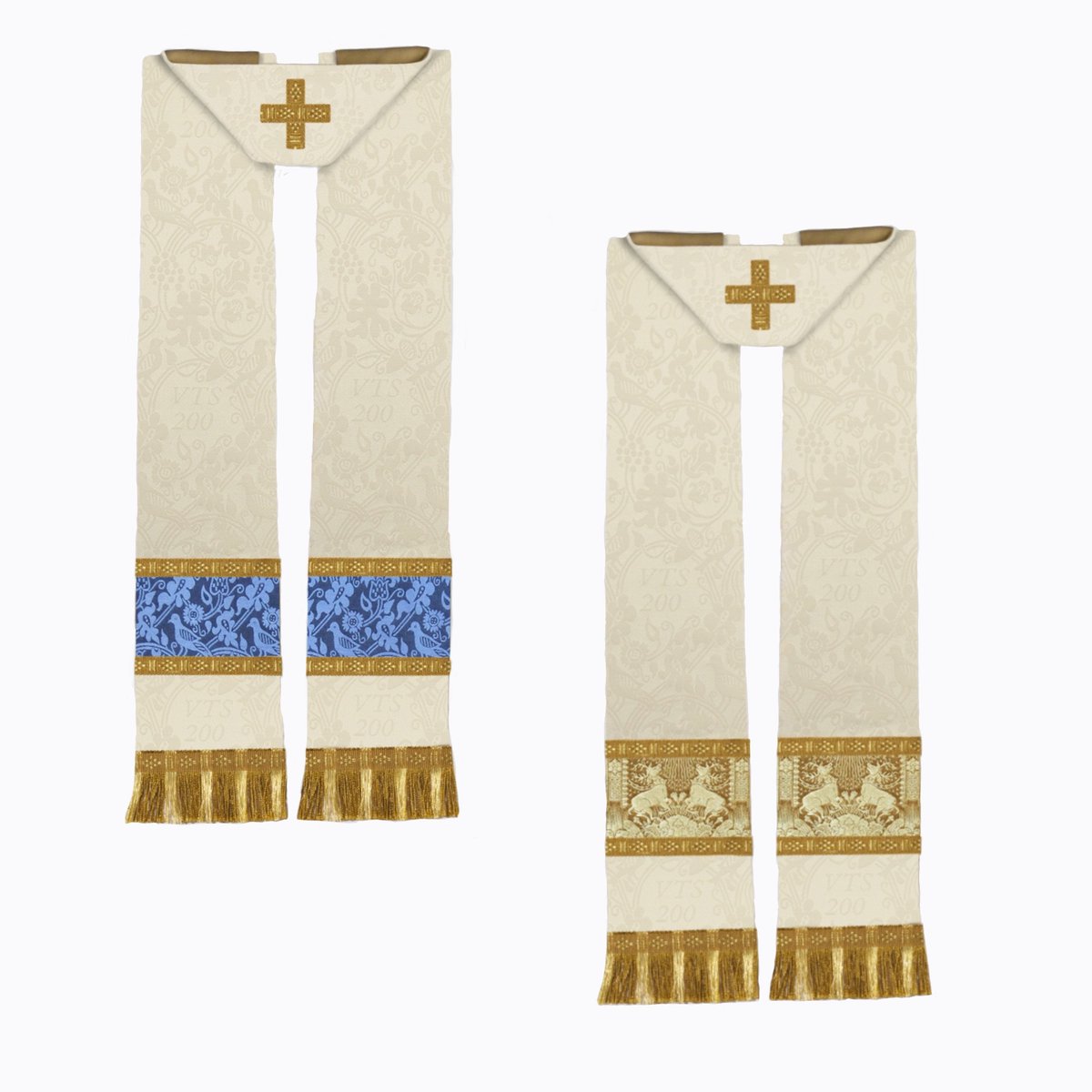 wattsandco's tweet photo. One of our current projects is an exclusive run of stoles for @VTS_Seminary, using a custom silk for their 200th anniversary. It is a great way to share the celebration with everyone at VTS!
Pre-order your customisable stole by April 1st to receive in time for VTS's anniversary. https://t.co/Ywa7eFY6ci