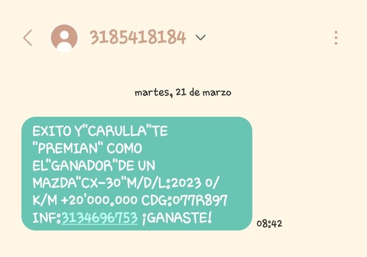 vivilopezm's tweet photo. @almacenesexito @PlaceresCarulla Me Premiaron con un @mazdacolombia 🎉🎉🎉 https://t.co/teFwsyEsfN