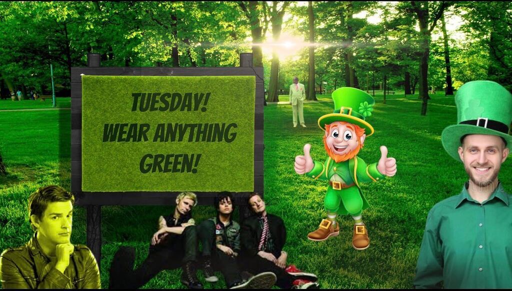 cmpms_official's tweet photo. Patriots, don’t forget to wear green today for Spring Spirit Week. ASB will be handing out spirit vouchers at lunchtime! https://t.co/zY3f0f6JOs
