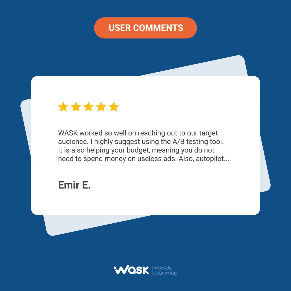waskdigital's tweet photo. 🚀 We're so happy that you're getting the full benefit of using WASK! With the A/B testing feature, you can test your digital ads and stop wasting your budget on underperforming ads.

#ABTesting #TargetAudience https://t.co/vgSo7ppHnU