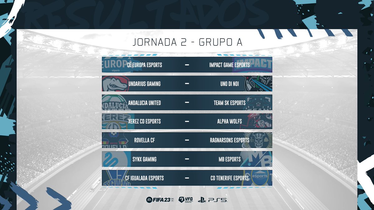 🏆Primera División PS5 - Grupo A
📅Jornada 2
⏰23:20

📺Desde las 23:30 #PartidazoVFO <a href="/VFOspain/">VFO España</a>
 twitch.tv/VFOspain