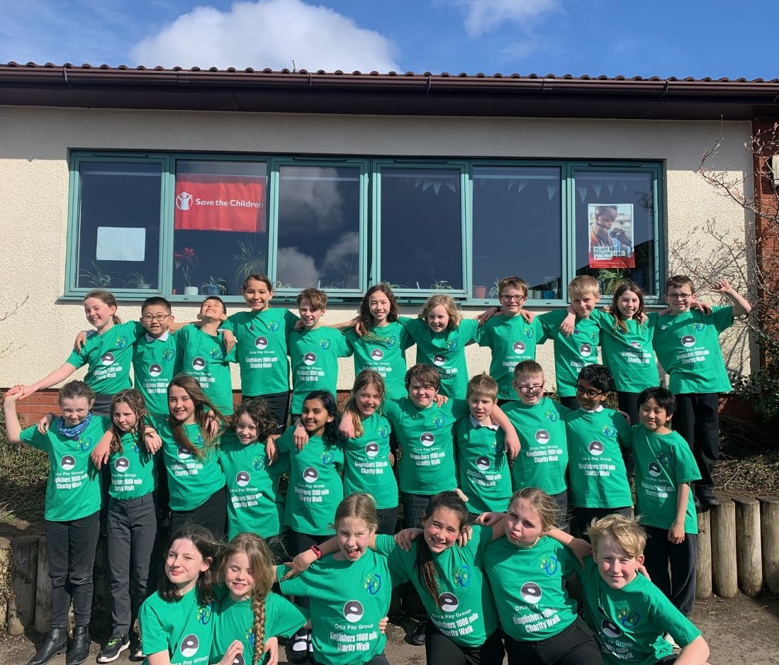 CharboroughRd's tweet photo. Massive thanks to @OrcaPayGroup for sponsoring these amazing t-shirts for Year 5! 💚💚💚
They are fantastic and really promote all the charity work we are doing for Save the Children. 
To support us as we move into our final weeks, please donate here:
https://t.co/Obu0L4zOfa https://t.co/ljQWhQJaJl