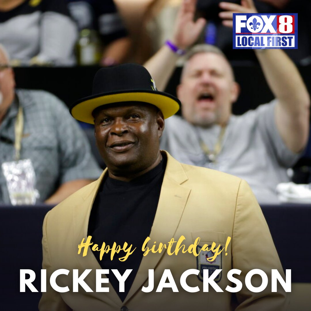 FOX8NOLA: Happy 65th birthday to NFL Hall of Famer and legendary Saints Dome Patrol linebacker Rickey Jackson! 