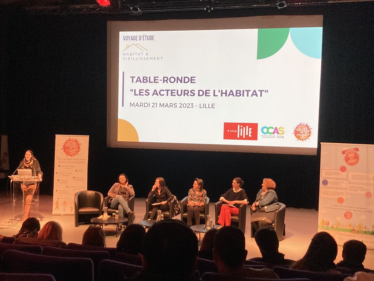 En direct de la table ronde «  les acteurs de l’habitat » avec le @RFVAA #Lille
