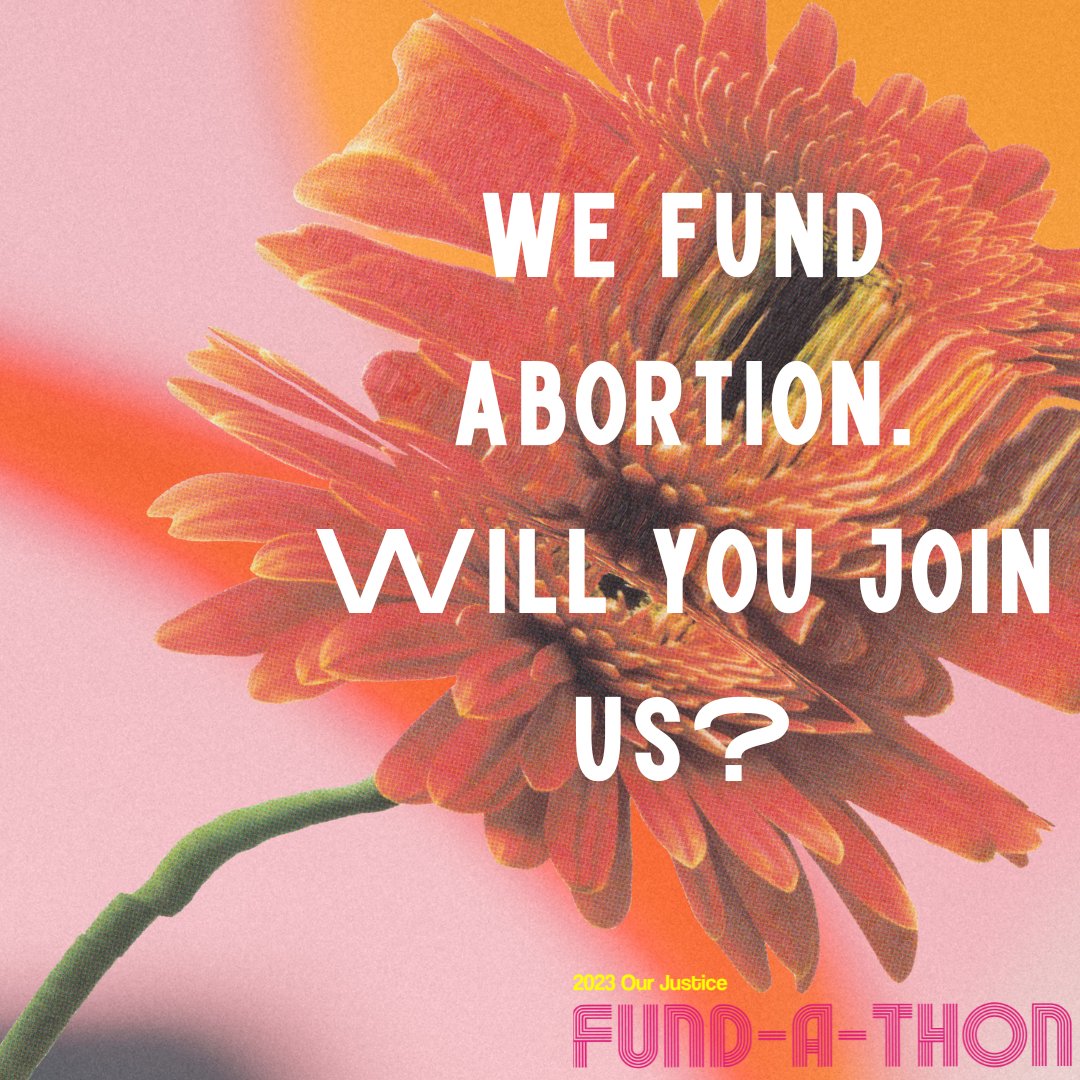 This year's Fund-a-Thon goal is $175,000 - the amount we spent on abortion assistance funds in 2022 and one of our biggest goals ever! You can help us continue our direct abortion funding, hotel stays, and insurance navigation. Sign up to fundraise today at the link in our bio!