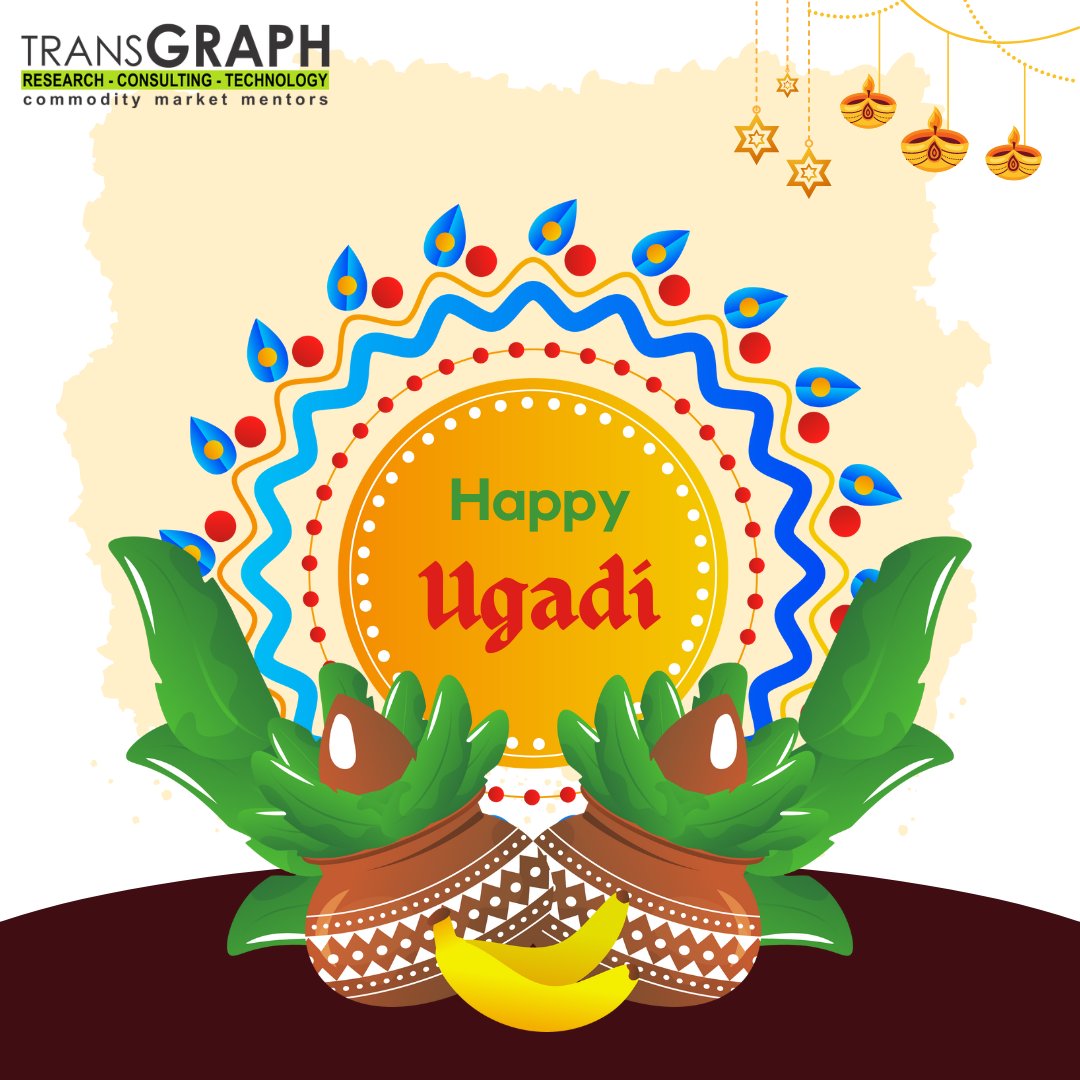 TransGraph_'s tweet photo. This Ugadi, #TeamTransGraph wishes you and your family to have a new year filled with laughter, joy and fulfilment. Happy Ugadi to you and your family! 

#Ugadi #joy  #prosperity  #positivity #commodities #consulting #TransRisk #hedging https://t.co/kSuLYY1Aei