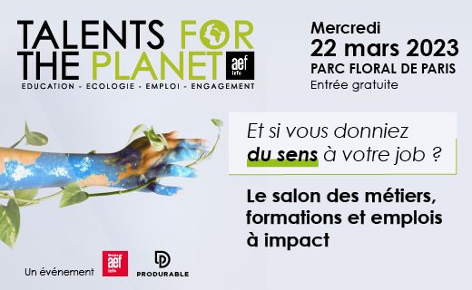 L'ESS, des métiers porteurs de sens et levier d'emplois locaux ? J'anime une table-ronde demain à <a href="/talents4planet/">TALENTS FOR THE PLANET</a>. (Entrée gratuite)

Un panel de haut niveau : @fdecastilla, <a href="/ClmentineWolf1/">Clémentine Wolf</a> des <a href="/Les_Canaux/">Les Canaux</a> , Patrice Gruet de <a href="/TransFaire/">Trans-Faire ⭐️⭐️</a>, Et Laure Lézat de <a href="/GroupeSOS/">Groupe SOS</a>.