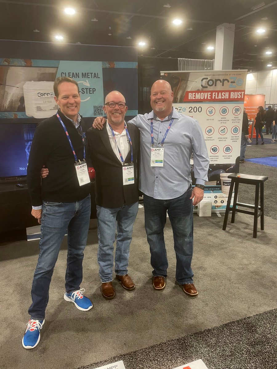 We kicked off #AMPP2023 yesterday &amp; were happy to run into several friends from the industry. Thanks for stopping by to say hello, Frank Peterson of <a href="/SCP_Coatings/">Specialty Coating Products</a> (SCP)! 

Unable to make it this year? Reach out to our team to learn more about #CorrZe™ &amp; Chlor*Rid!

@ampporg