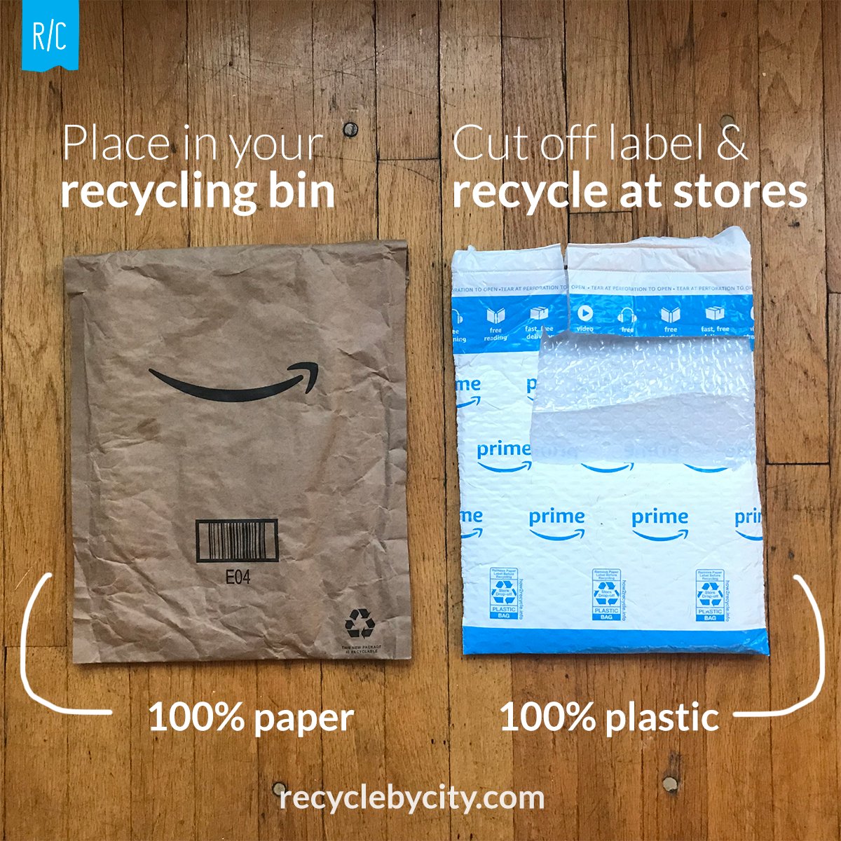 ♻️ Recycle up these paper mailers.
🚫 The bubble kind is not recyclable curbside, but IS 100% reusable! 
✂ If you can't #reuse or donate, drop for in-store #recycling. 
🗑️ Got the bubble-lined kind? Either donate, reuse, or trash. 
💚 Got lots, #Chicago? Donate <a href="/EcoShip_Chicago/">EcoShip Chicago</a>!