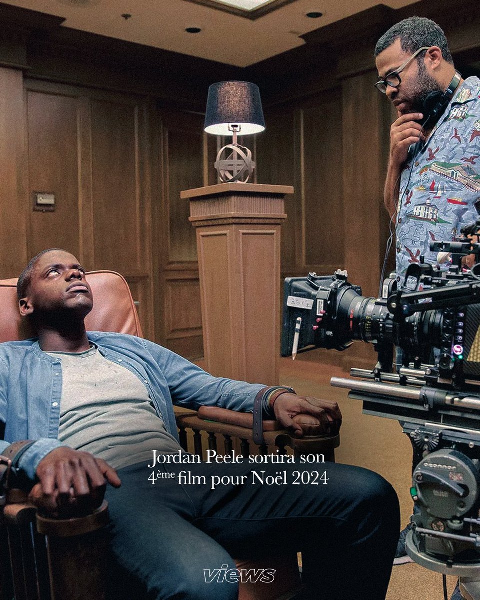 viewsfrance's tweet photo. Jordan Peele prépare un nouveau film, prévu pour Noël 2024 🎥 https://t.co/HZcO4AxYEH