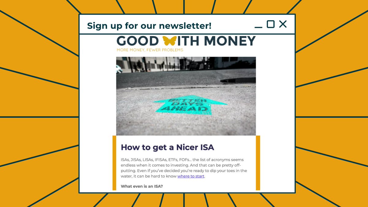 Our newsletter is out! 💌 Find out how to get a #NicerISA before the April 6 deadline for this year's allowance: ow.ly/m8vL50NnVYh @eqinvestors @TheBigExchange_ @ethexuk @energiseafrica @LiontrustFuture #bestISAs #ethicalISAs #makemymoneygood