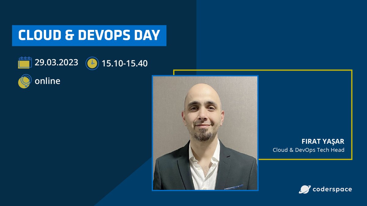 adessoturkey's tweet image. DevOps alanında kariyer düşünüyorsan 29 Mart’ta buluşuyoruz.  ⏰☁️ 

@coderspace_io  tarafından düzenlenen Cloud&amp;amp;DevOps Day’de Fırat Yaşar bu alana dair merak ettiğin soruları cevaplıyor. 

Kayıt olmak için link: coderspace.io/etkinlikler/cl…

 #adessoTurkey #Coderspace #event #cloud