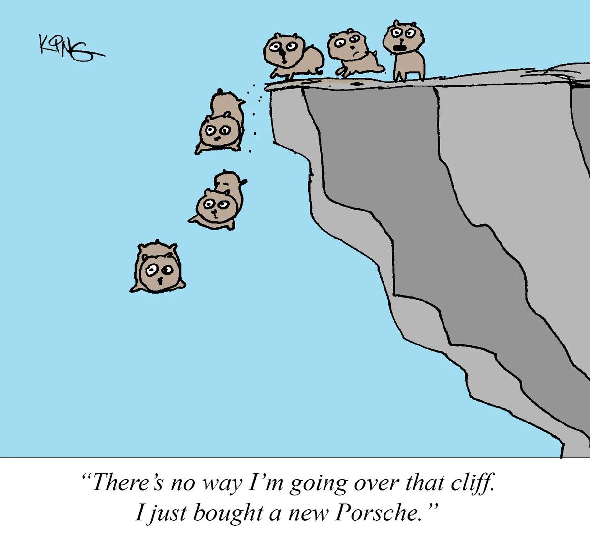 This week’s Porsche cartoon: Follow the leader dlvr.it/SlFDKh