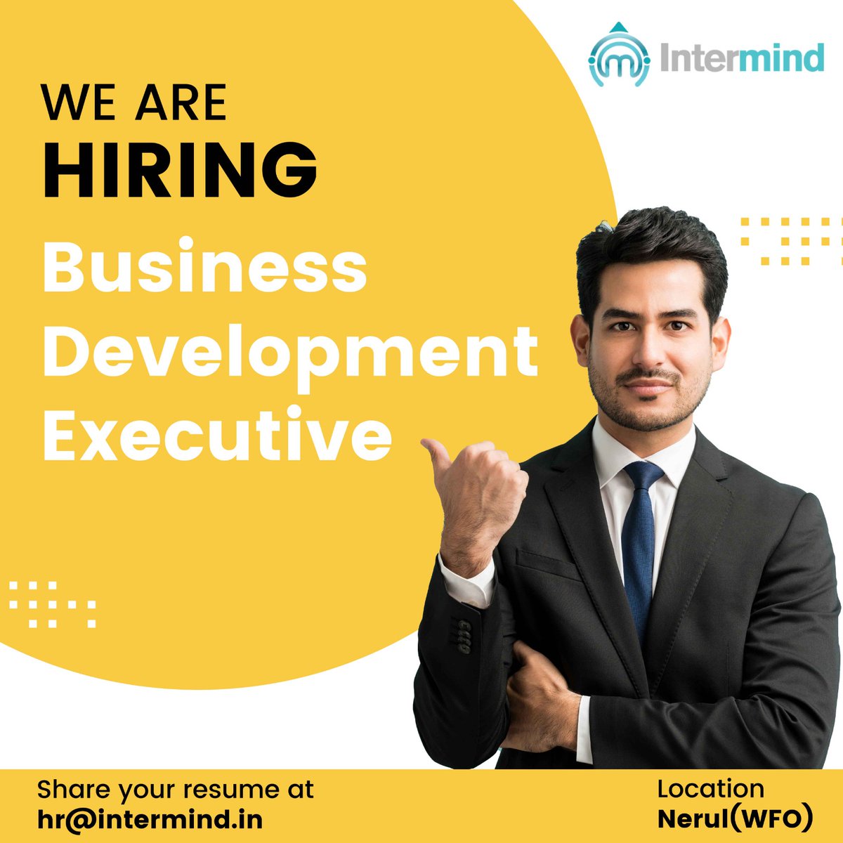 #BusinessDevelopmentExecutive wanted! Develop new business opportunities, maintain client relationships, & achieve sales targets. Requires excellent communication skills & a results-driven mindset.

Interested applicants drop in your resumes at hr@intermind.in

#jobs #Intermind