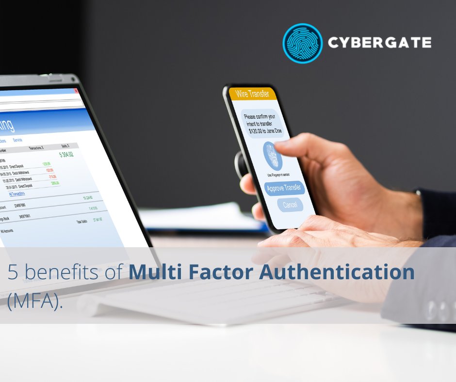 5 benefits of Multi Factor Authentication (MFA)
✅Improved security &amp; protection 
✅Reduced risk of hacking
✅Easy to use
✅Peace of mind
✅Widespread adoption

Instil in your business’ modus operandi cyber security best practices today!