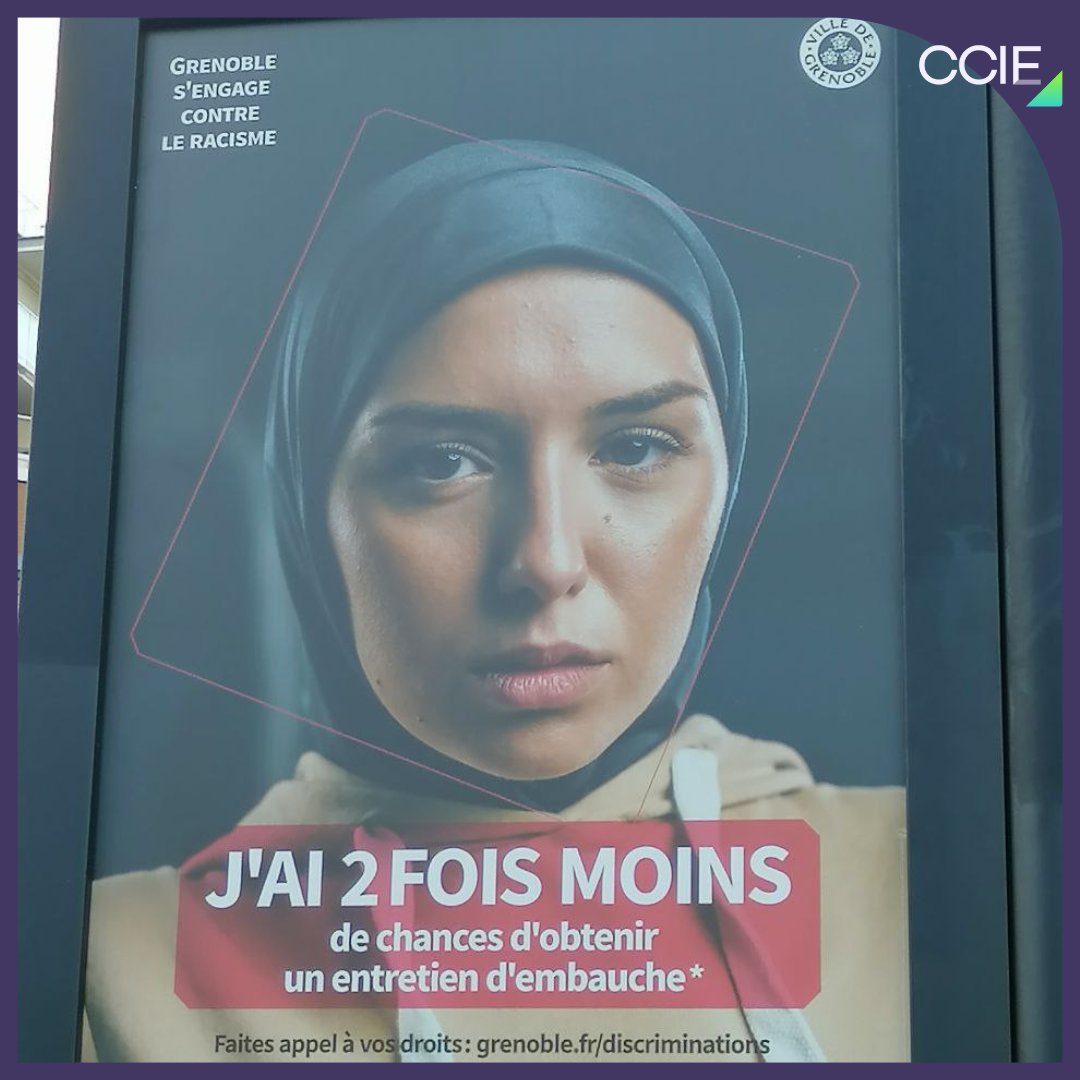 🇫🇷 Une nouvelle campagne de @VilledeGrenoble  (Sud Est) pour lutter contre le racisme.
Merci @VilledeGrenoble d'inclure les femmes musulmanes dans vos campagnes et de participer à la fin de leur invisibilisation.

#CCIE #Islamophobie #Racisme #Grenoble #InstitutMontaigne