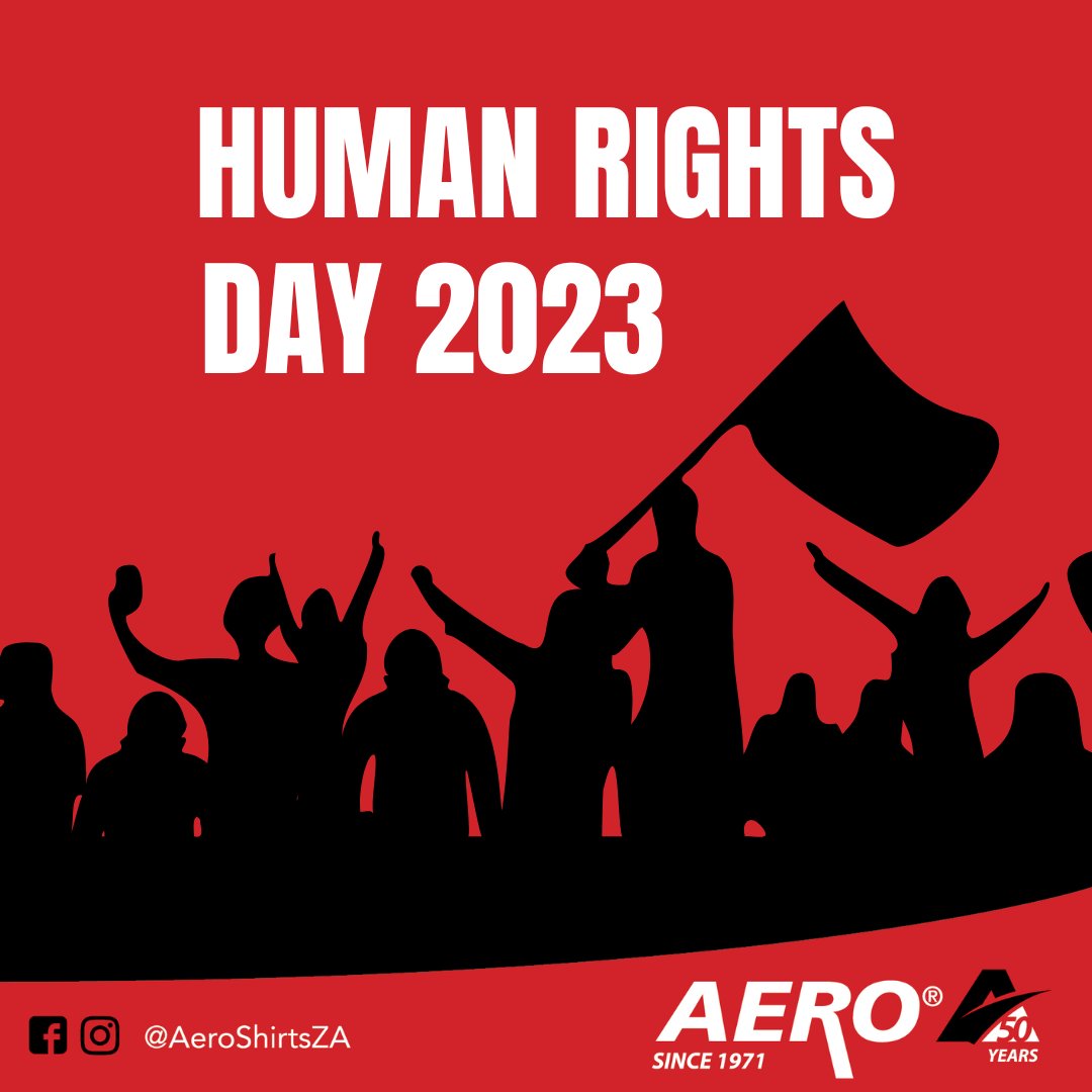 aeroshirts's tweet photo. Aero Shirts wishes on our fellow South Africans on our Human Rights Day.
Find a store in your area that sells Aero Shirts as well as online by visiting https://t.co/MvqnmLr9q9
#aeroshirtsza #humanrightsday #mensclothing #mensfashion #Shirts #menswear #humanrightsday2023 https://t.co/Da5bKviQju