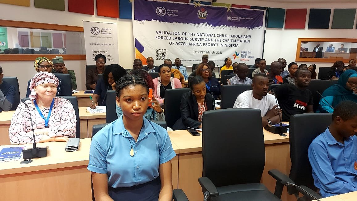 UN_Nigeria's tweet photo. Happening now!
The National Child and Forced Labour Survey Findings Validation Workshop holding at the UN House, Abuja.
#StrengthenSocialProtectionSystem
#promoteDecentWork
#EndChildLabourNow
@ILOAbuja
@LabourMinNG
@vanessaphala https://t.co/sFzpvtKt8e