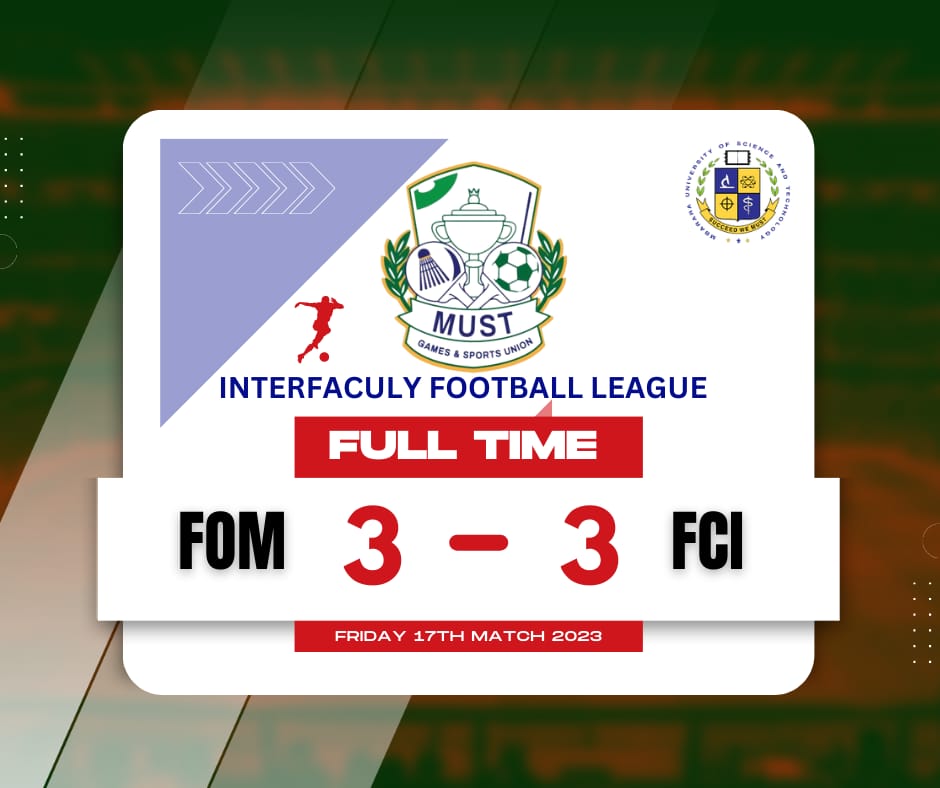 Results from round one of the football interfaculty games