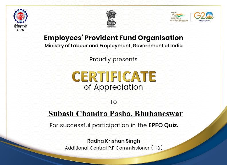 officialepfo's tweet photo. Winners of Quiz 3, posted on  20th March 2023. The correct answer is option D, that is, ‘Education Advance can be availed for education of member’s son/daughter. Seven year membership of the provident fund is required and the Advance form can be filled from the UMANG App’. https://t.co/knwkP8OvUb