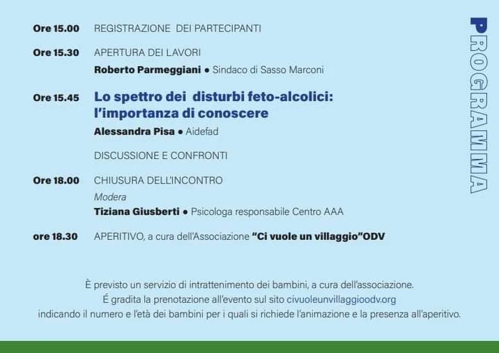 aidefad_ets's tweet photo. Il Centro Metropolitano AAA (#Adozione, #Affido, #Accoglienza) in collaborazione con l'associazione Ci vuole un villaggio odv organizza un incontro in cui conoscere la #FASD.
Per #AIDEFAD ci sarà la nostra Alessandra Pisa
#conosciproteggivivi #sindromefetoalcolica https://t.co/hDilJj7I7y