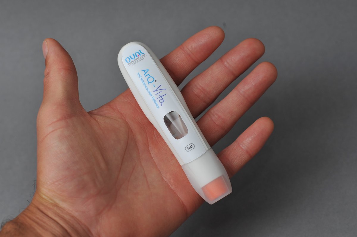 OvalMedical's tweet photo. Crisis? Emergency ? or just a regular intramuscular injection? The ArQ-Vita  i.m platform is simpler, smarter and better for patients. That means for you too, right?
#smc #oval #cpl https://t.co/oJ7t3tR3o6