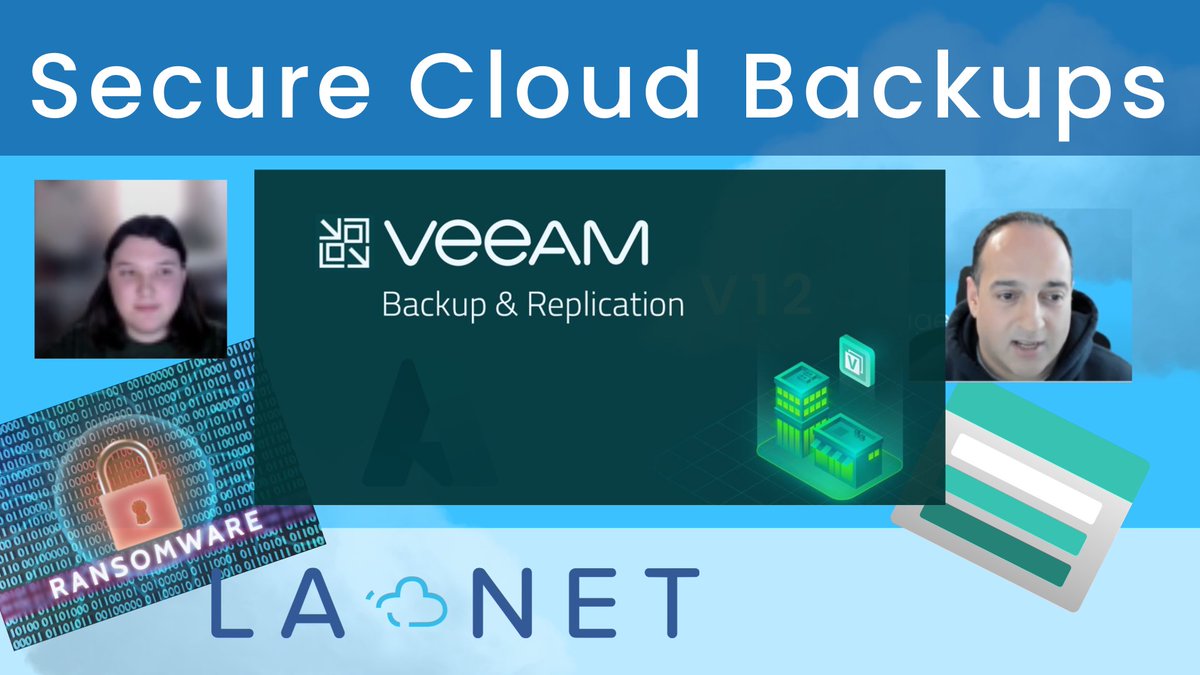 Check out this video on <a href="/Veeam/">Veeam® Software</a> Backup &amp; Replication V12.   We show how we use immutable #Azure  blob storage for VM #backups

youtu.be/bADppyzXuew

#Cloudbackup
#Azure #DRaaS