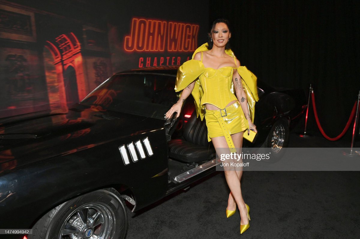 Rina Sawayama at the Los Angeles premiere of John Wick: Chapter 4