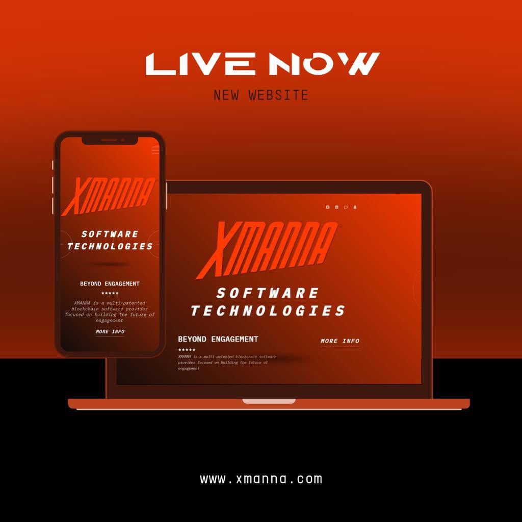 SteveStein13's tweet photo. New website is live for XMANNA. check it out 👀👇 https://t.co/QNNpFPmDbb