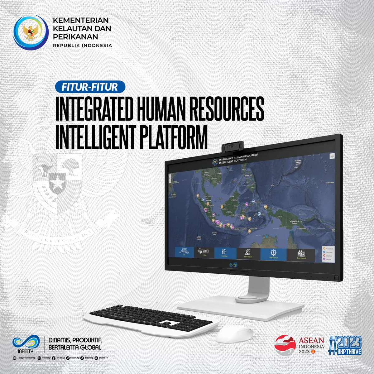 bppsdm_bp3medan's tweet photo. #SobatBahari, implementasi seluruh kegiatan #BRSDM dalam mendukung program prioritas @kkpgoid , ditunjang oleh Integrated Human Resources Intelligent Platform atau juga disebut Command Center,
#KKPThrive #SDMKP #SDMUnggul #EkonomiBiru #ProgramBRSDM @saktitrenggono @in_radiarta https://t.co/A2QEtbe4Ij