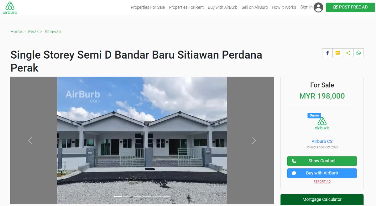 airburbdotcom's tweet photo. New Listing . Only RM 198 K , Semi D , Freehold , Bandar Baru Sitiawan Perak , Come with Club facilities Gym and Swimming Pool . Call agent to find out more, visit the link below
https://t.co/z9DRgauZLu
#airburb #malaysiaproperty #iproperty #propertyguru #hartatanah #malaysia #kualalumpur #Selangor #kotakemuning #shahalam #petalingjaya #cyberjaya #putrajaya #property