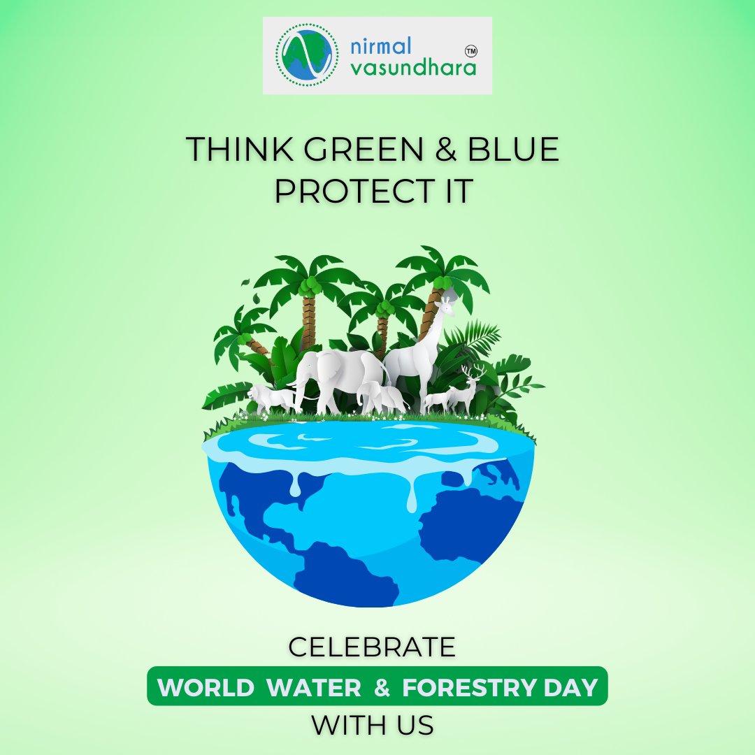 nirvasu's tweet photo. Every day is a chance to make a difference. 💚
 While World Water and Forestry Day is a great reminder of the importance of these resources, it's up to us to take action every day. ♻️
#WorldWaterDay #WorldForestryDay #EPRCertification #SustainabilityMatters #CircularEconomy https://t.co/yfTAyB0aun