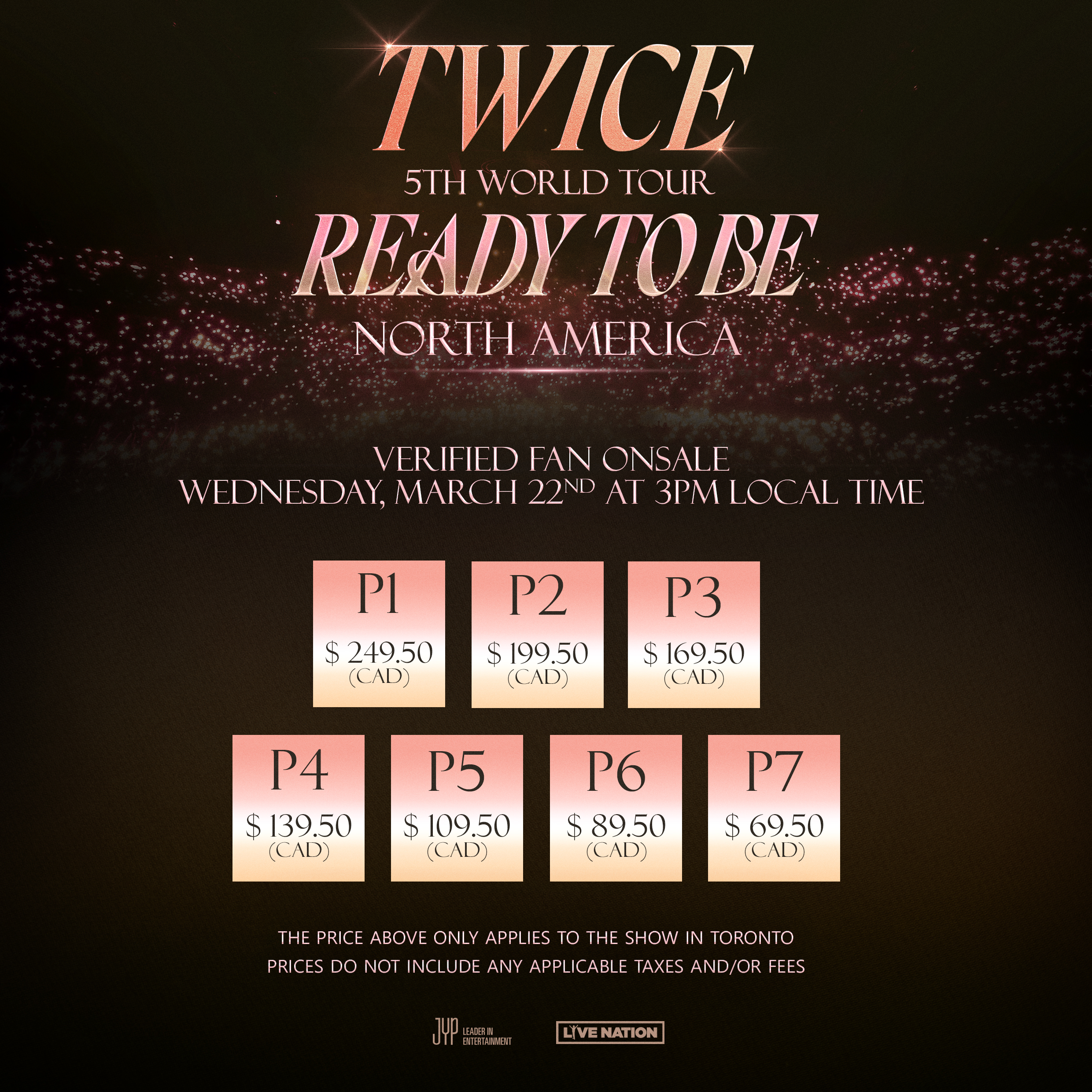 Live Nation Kpop on X: TWICE 5TH WORLD TOUR 'READY TO BE' IN