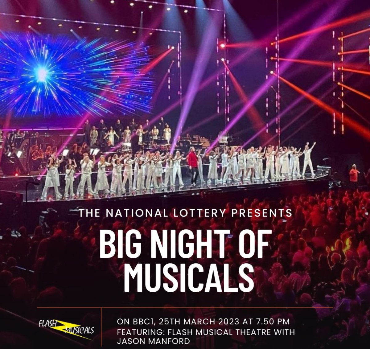 Flash Musicals (@flash_musicals) on Twitter photo That's right! This weekend Flash Musicals will be featured on <a href="/BBCOne/">BBC One</a> in The National Lottery's <a href="/tnluk/">The National Lottery</a> Big Night of Musicals joining <a href="/JasonManford/">Jason Manford</a> which was recorded LIVE at Manchester's <a href="/AOArena/">AO Arena</a>!!
We had an incredible and fantastic experience working with professionals. That's right! This weekend Flash Musicals will be featured on <a href="/BBCOne/">BBC One</a> in The National Lottery's <a href="/tnluk/">The National Lottery</a> Big Night of Musicals joining <a href="/JasonManford/">Jason Manford</a> which was recorded LIVE at Manchester's <a href="/AOArena/">AO Arena</a>!!
We had an incredible and fantastic experience working with professionals.