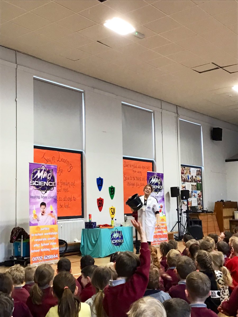 Kahlo are excited for the Mad Science assembly this morning! 👩‍🔬🧪 <a href="/BlackrodPSch/">Blackrod Primary</a>