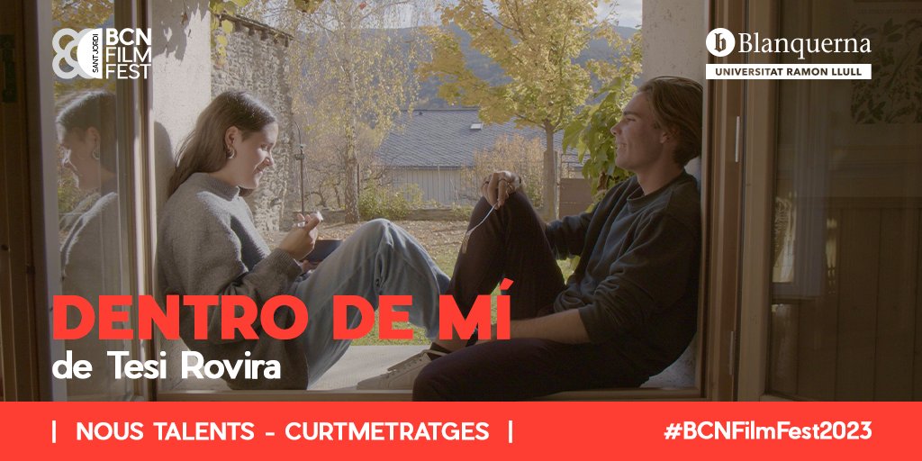 BCNFilmFest's tweet photo. NOUS TALENTS. DENTRO DE MÍ de @tesirovira. Anna i Gabi s'enfronten a les inseguretats que els impedeixen fer el pas per a expressar el que realment senten l'un per l'altre. Curt seleccionat per @Blanquerna #BCNFILMFEST2023 https://t.co/sNbpr6oC8M