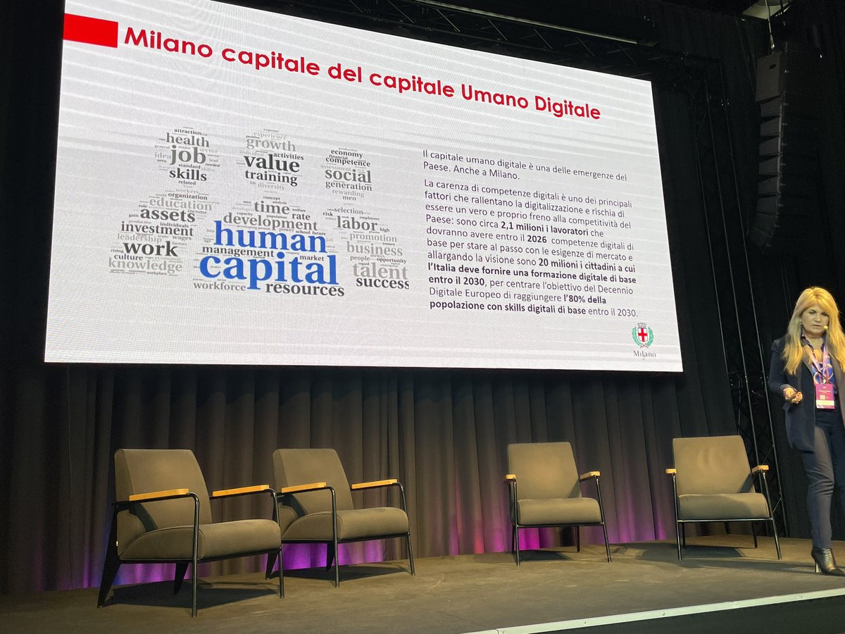 .<a href="/LAYLAPAVONE/">Layla Pavone ⭐️</a> anche a Milano dobbiamo lavorare per formare milioni di lavoratori e cittadini” <a href="/ComuneMI/">Comune di Milano</a> <a href="/BeppeSala/">Beppe Sala</a> #CiscoFowWeek #digitaliani