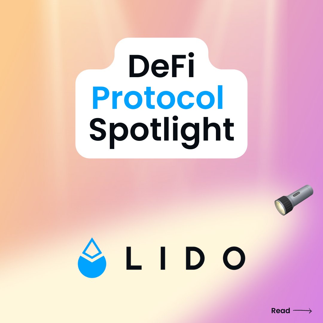 bomoz_fi's tweet photo. 🔦 [DeFi Protocol Spotlight] #1

Every week, we highlight a DeFi protocol in easy-to-understand language. This week, we're showcasing @LidoFinance!

🧵 https://t.co/XqIEVQymFx