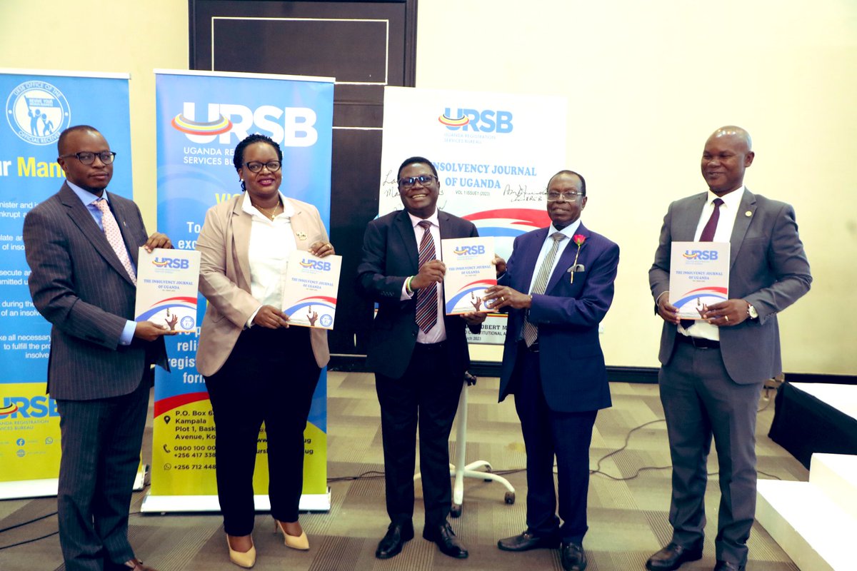 URSBHQ's tweet photo. #InsolvencyWeek23 is still ongoing! Join us for the Sixth (6th) Insolvency Conference focused on "Emerging Trends and Practices: Building a Resilient Insolvency Regime". We look forward to enhancing Uganda's insolvency practice together by increasing awareness among key… https://t.co/3pS9r7GWsu